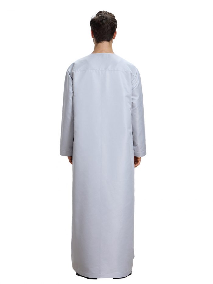 Kaftan musulmán islámico de moda para hombres con mangas largas - Image 2
