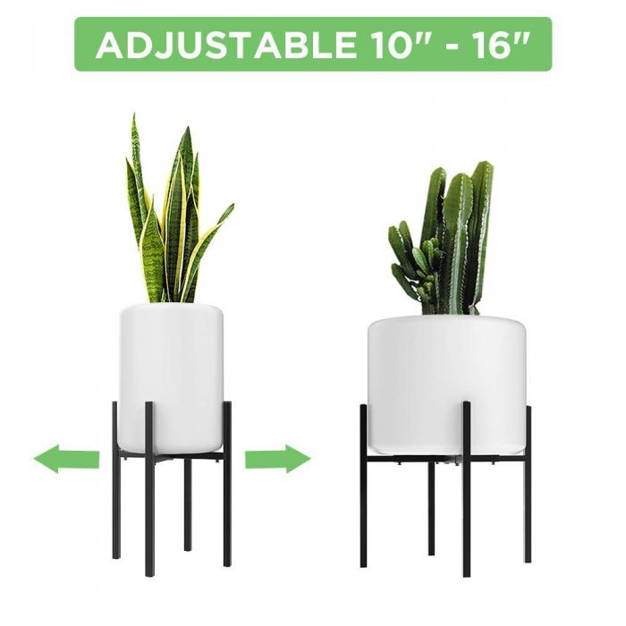 Soporte de planta de metal ajustable soportes de flores para plantas de interior - Image 6
