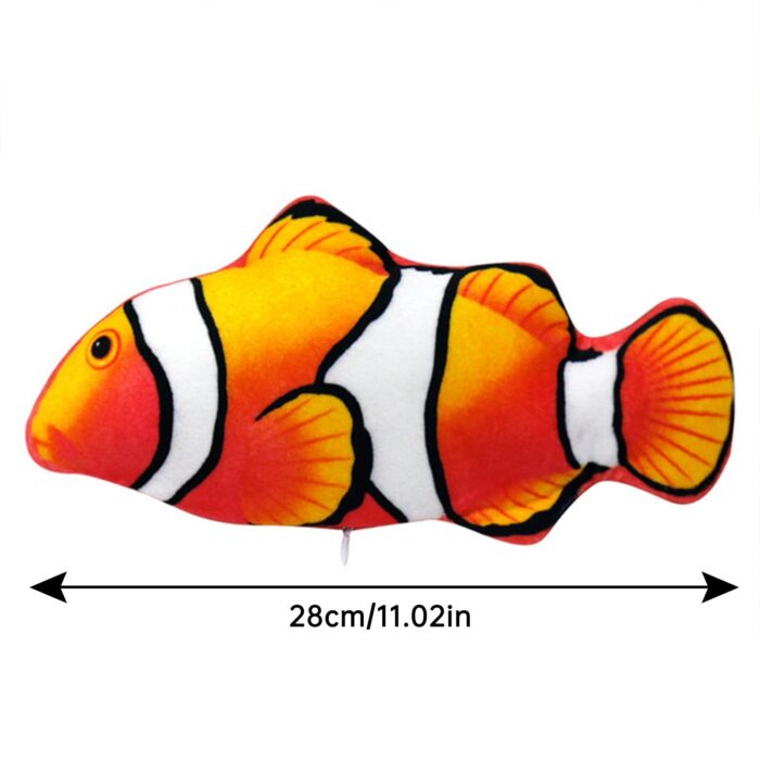 Paquete de 3 piezas de estilos variados - Juguete Flopping Fish Cat con cable USB - Image 3