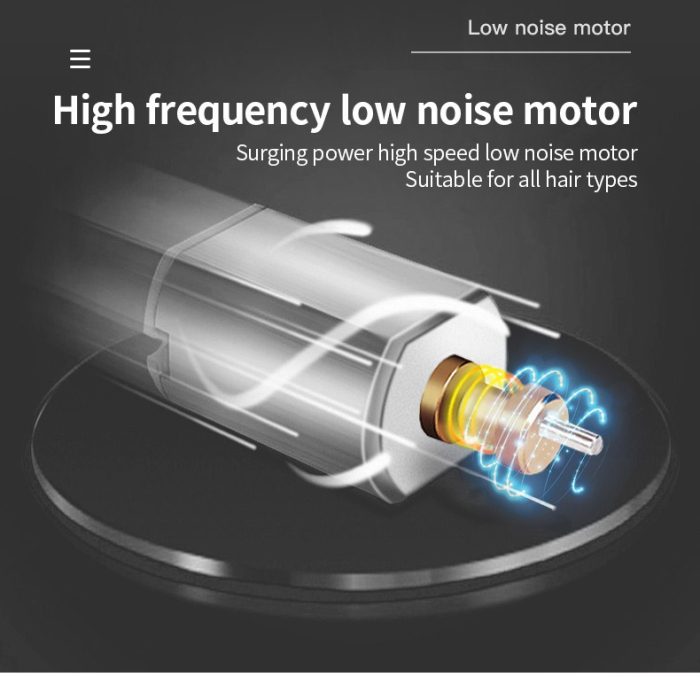 Electric Low Noise Professional Hair Trimmer Cordless Mens Hair Cutting Machine - Image 3