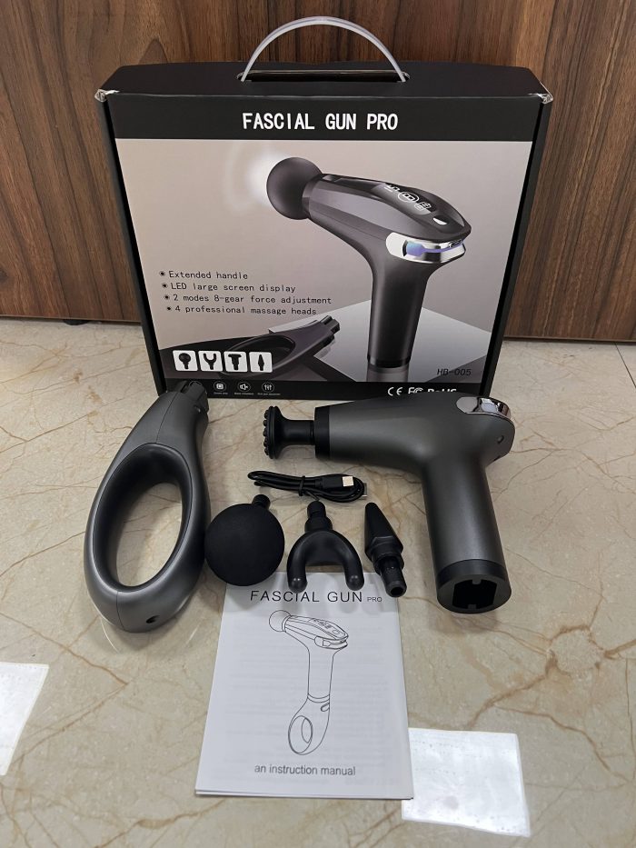 New Mini Vibration Massage Gun Womens Portable Muscle Relaxation Electric Massager Fitness Vibrator-massagers Fascia Equipment